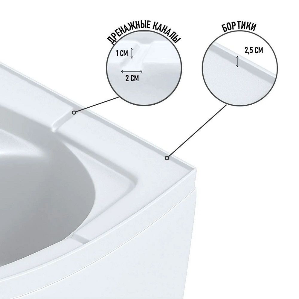 Душевая кабина NG-4303-14 80х80х215 см низкий поддон 13 см, стекло матовое