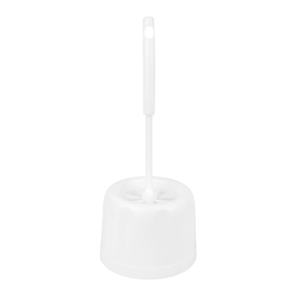 Ершик для унитаза напольный Миди Классика белый