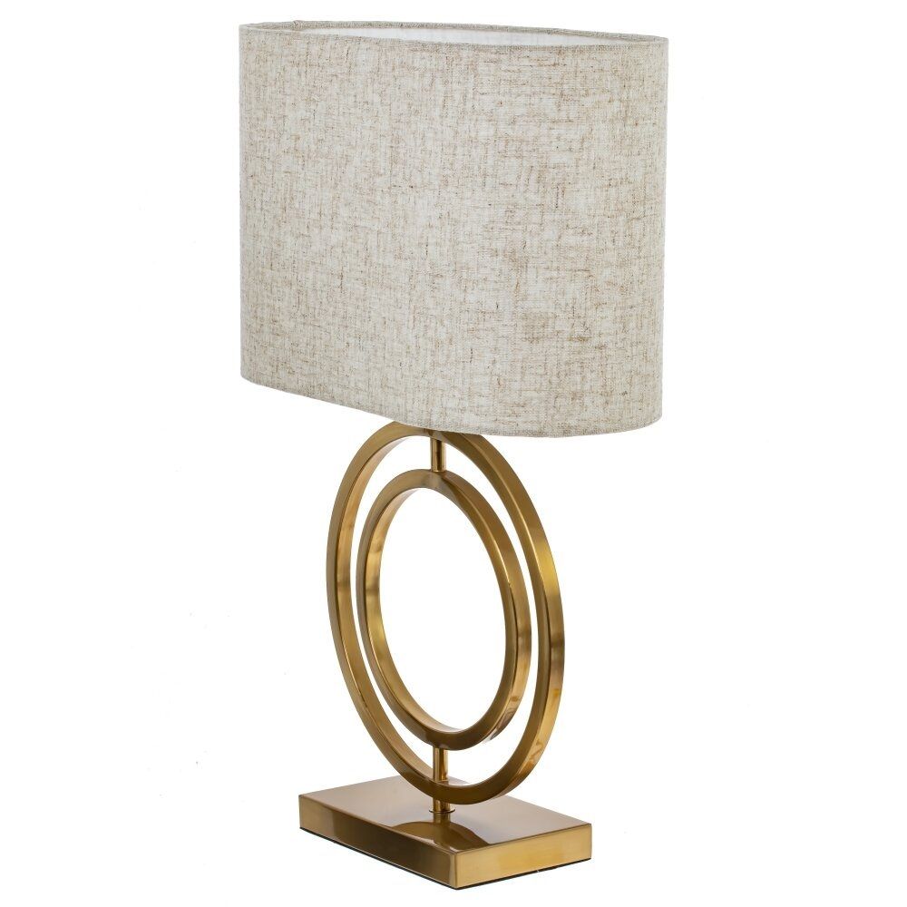 Светильник настольный 802014 60Вт Е27 бежевый