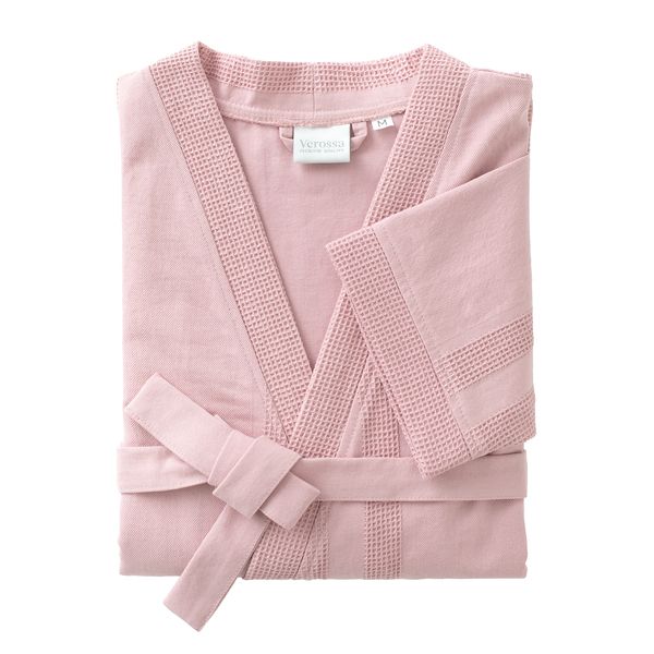 Халат унисекс вафельный VR ВФ24 ХА065/м001/0518 размер XL 43 чайная роза