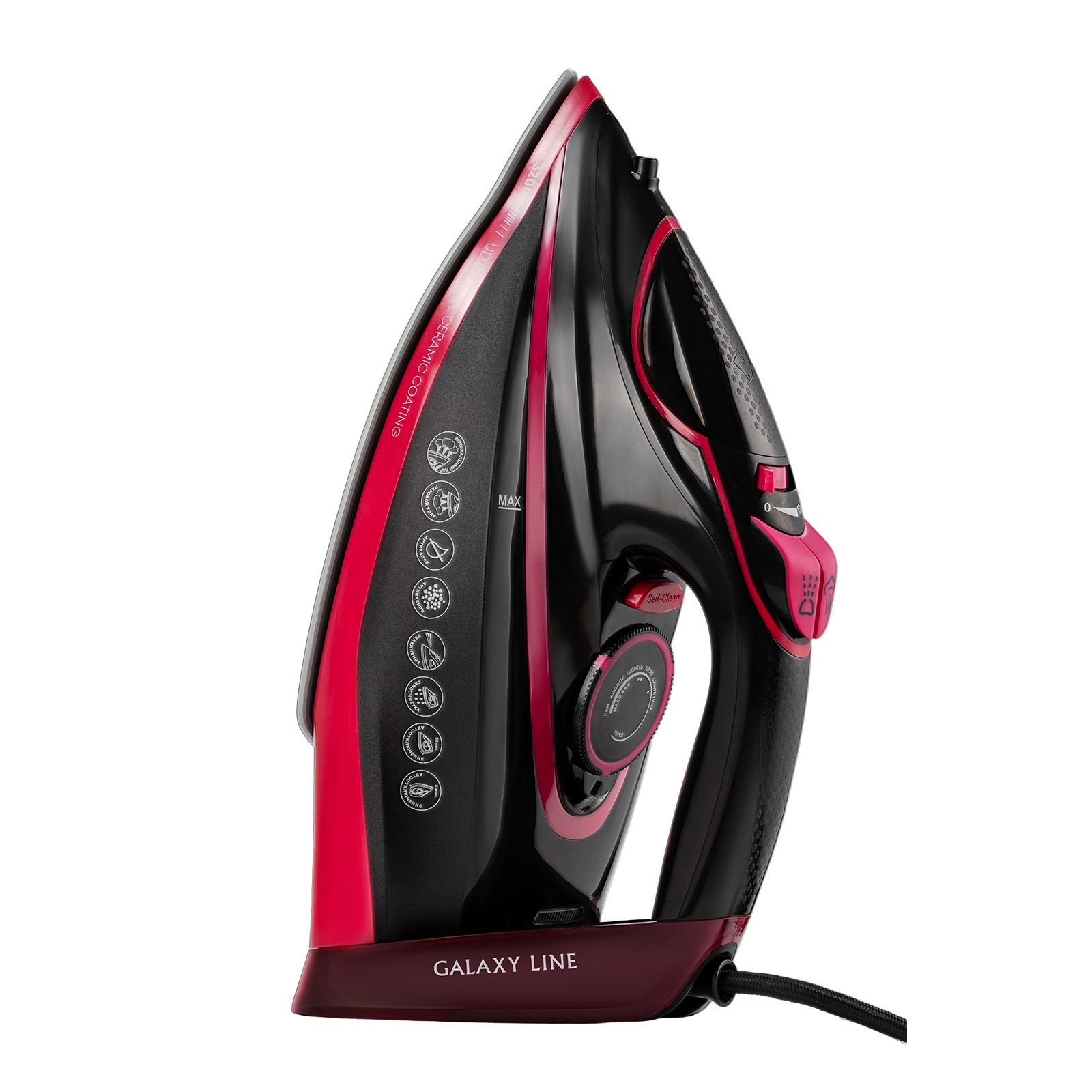 Утюг Galaxy Line GL 6133 3200 Вт керамическое покрытие EasyGlide