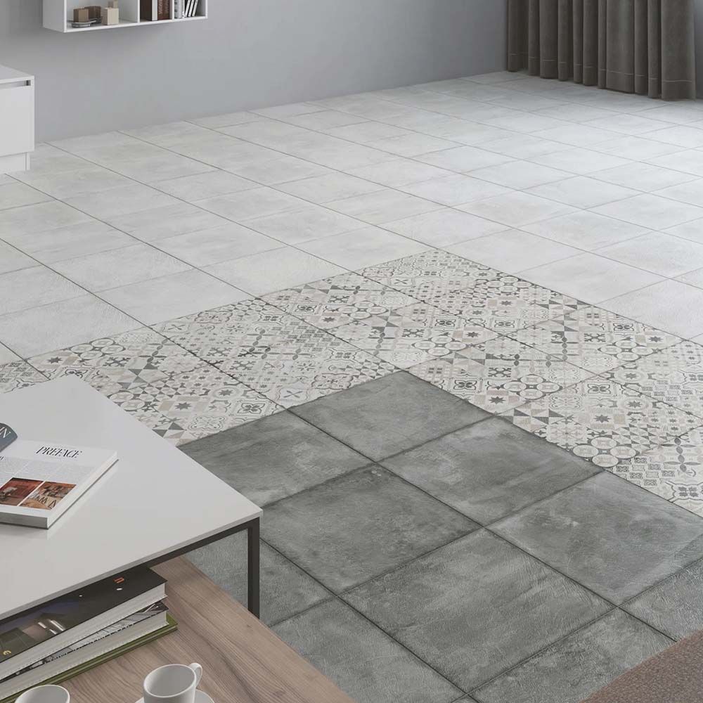 Керамогранит Lasselsberger Цемент Стайл 6246-0051 45x45 cм белый 1,62 м2