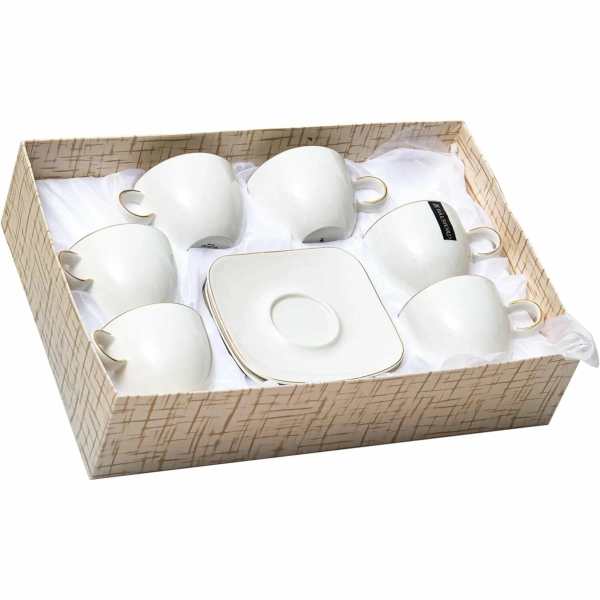 Набор чайный Balsford Грация Хама на 6 персон 12 предметов 230 мл фарфор