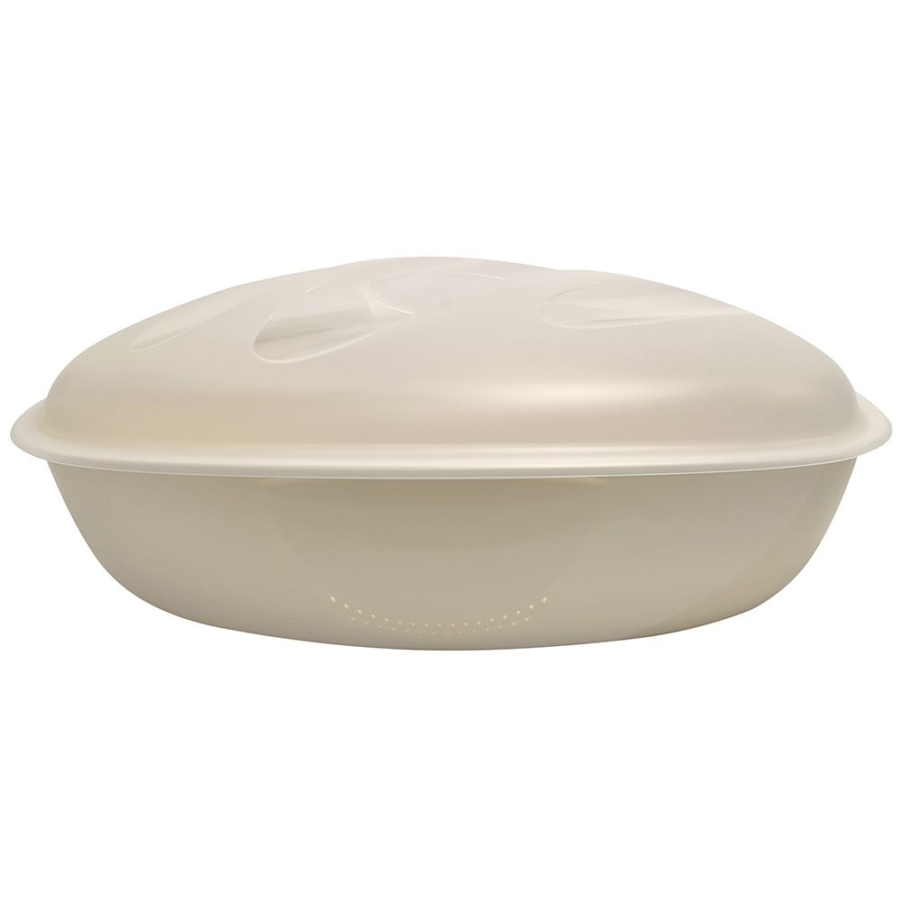 Хлебница 36х21х14,5 см бежевая