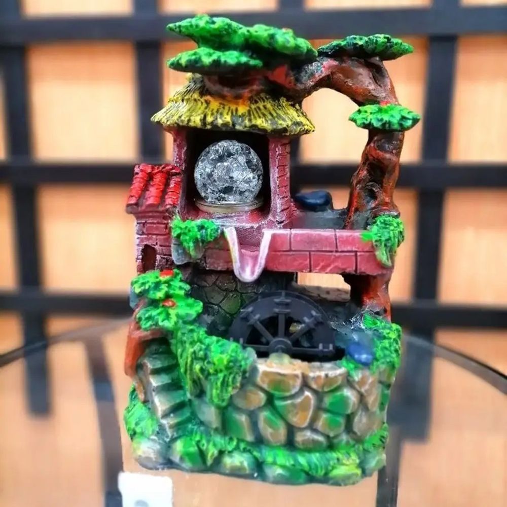 Фонтан декоративный 25х21х13 см с шаром 2024-7005