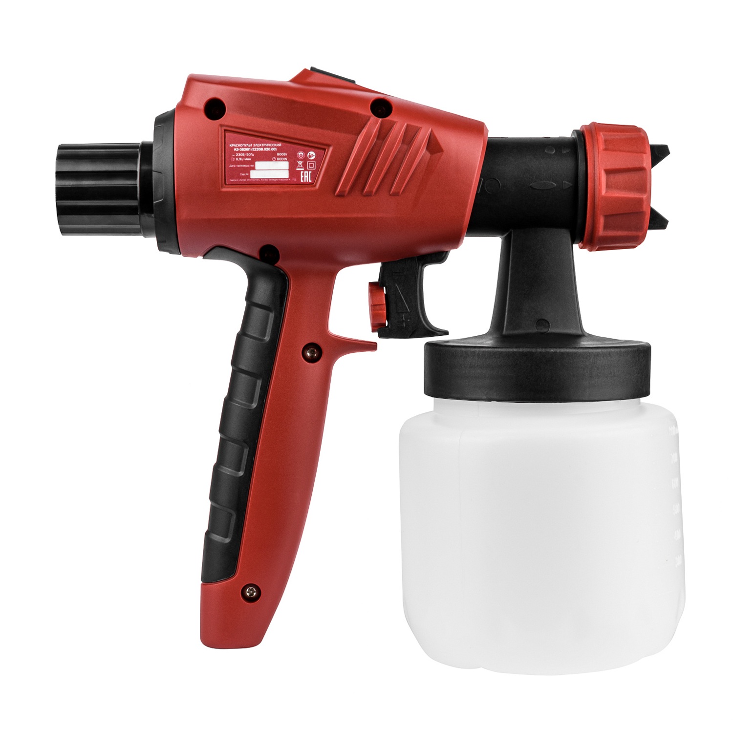 Краскопульт электрический Elitech КЭ 0826П 800Вт 0,9 л/мин