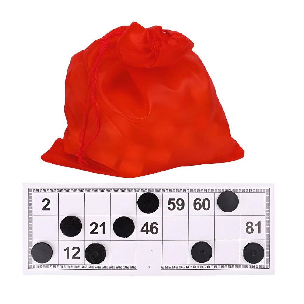 Лото деревянное 23х9,5х4,5 см в коробке