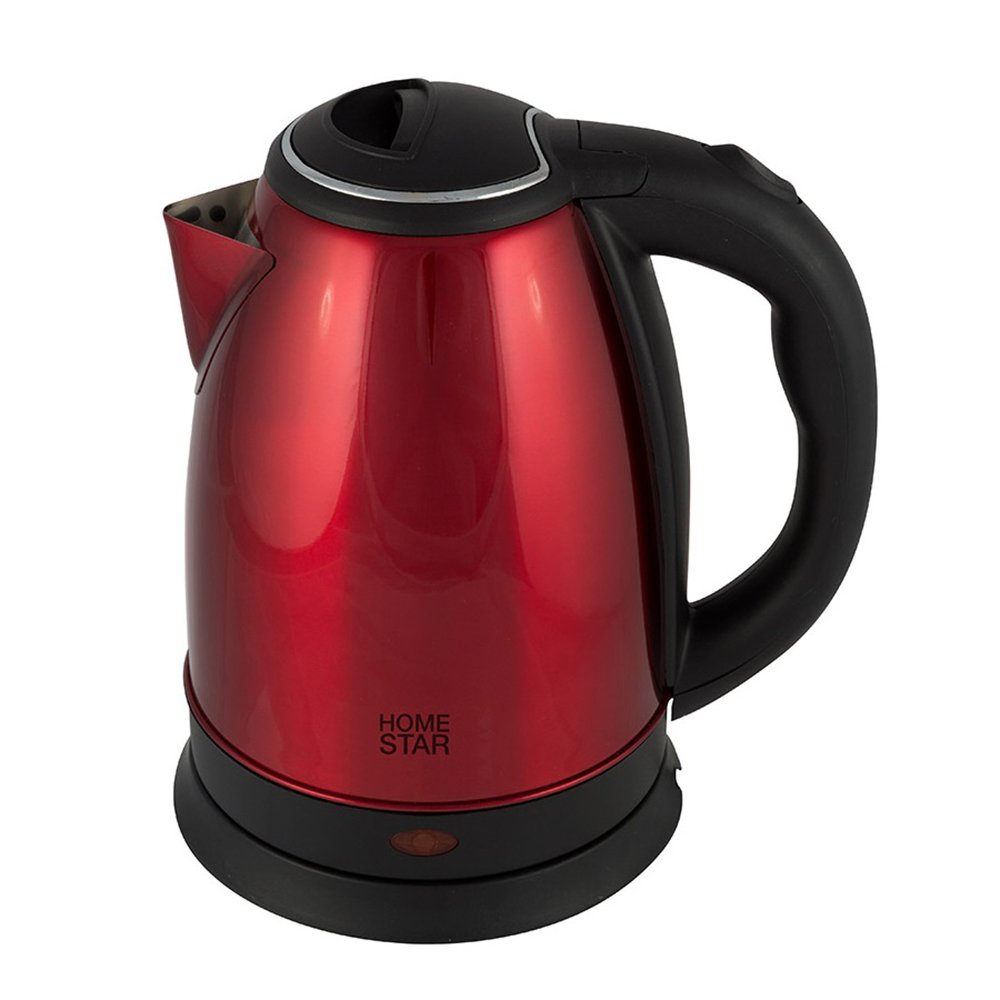 Чайник электрический Homestar HS-1010 1500 Вт 1,8 л стальной, красный