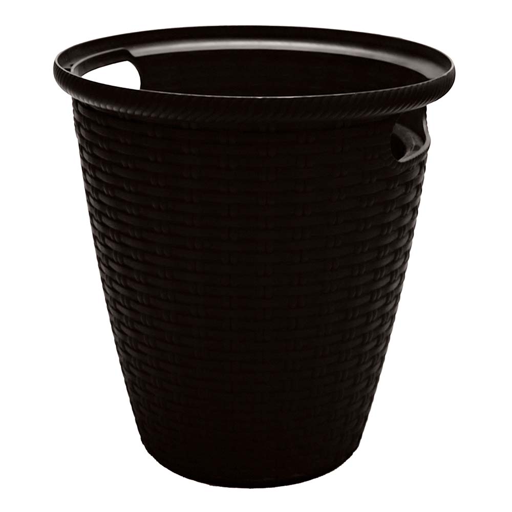 Кашпо Rattan горький шоколад 21 см 4,5/7 л