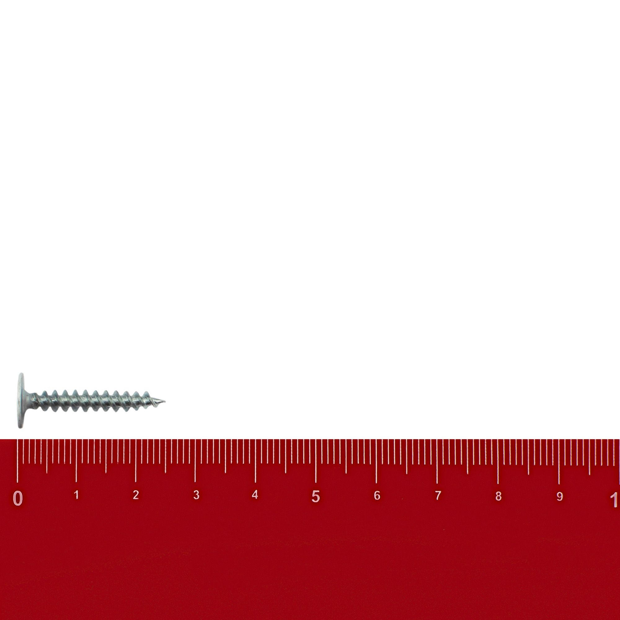 Саморез прессшайба 4,2х25 мм острый белый RAL 9003 вес