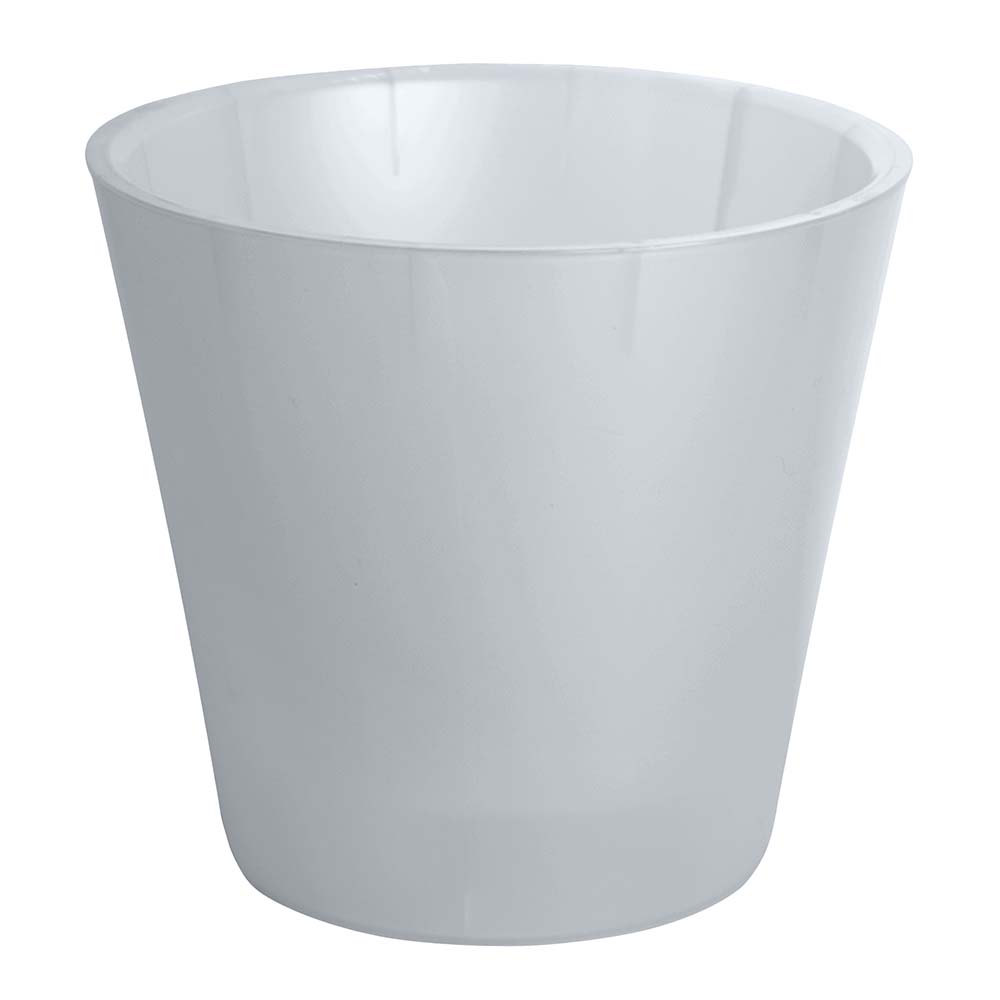 Горшок цветочный Фиджи Орхид белый перламутр 16 см 1,6 л