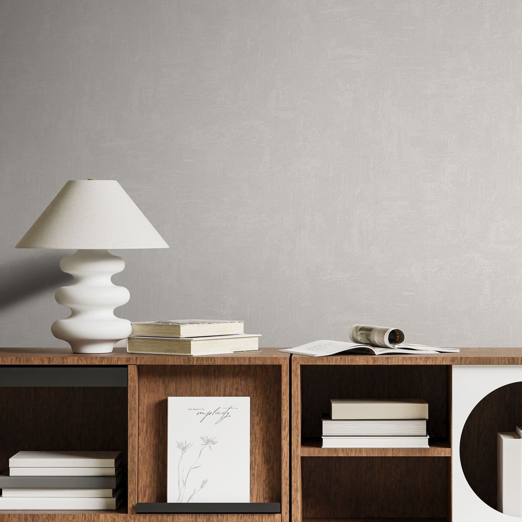 Обои Victoria Stenova Bohemia 585995 пудровые однотонные 1,06х10,05 м