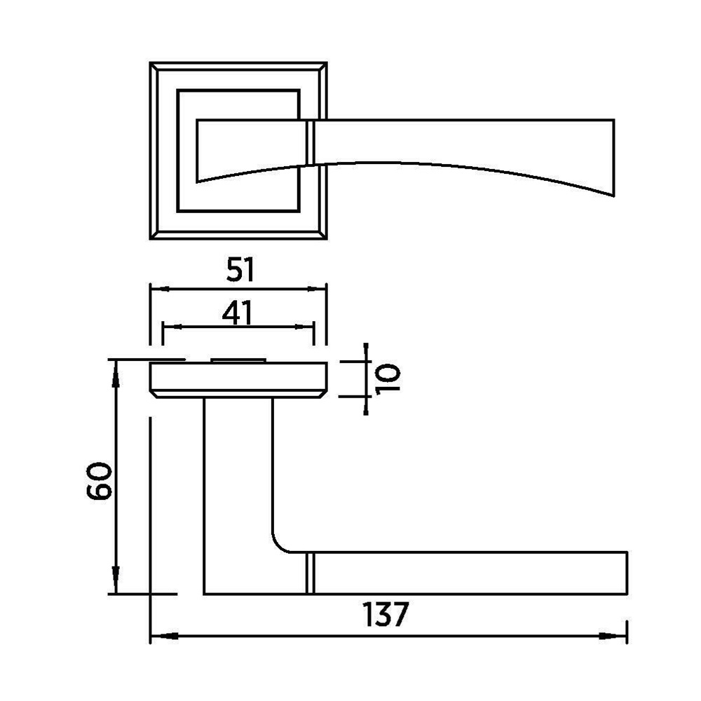 Ручка фалевая STRICTO A-16-30 CHROME/S.COPPER