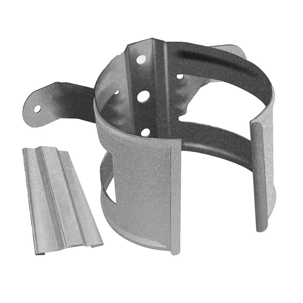 Кронштейн трубы на дерево оцинкованный Optima 90 мм