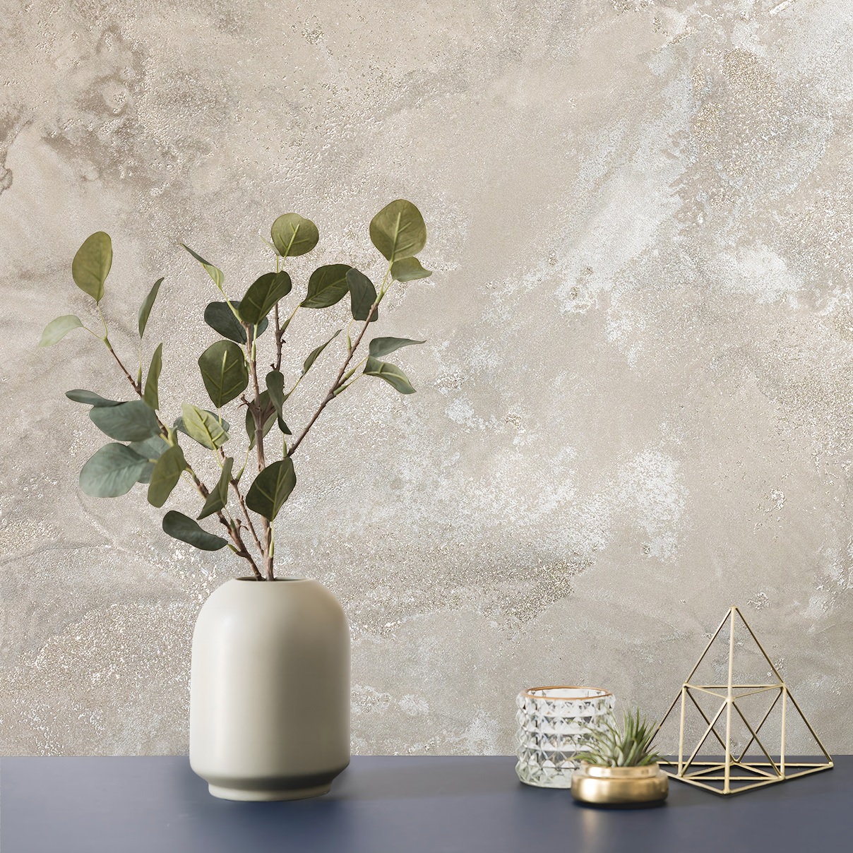 Обои Ateliero Capri 585621 серые мрамор 1,06х10 м