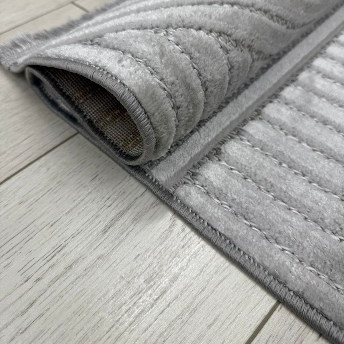 Ковер Моника MC 402A 0,8х1,5 м серый