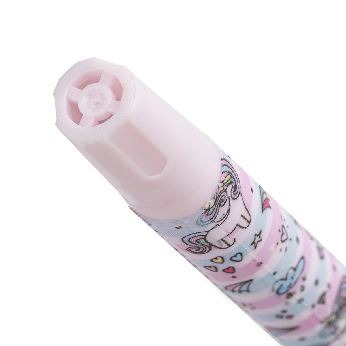 Ручка шариковая синяя Юнландия Unicorn soft touch узел 0,7 мм, линия 0,35 мм