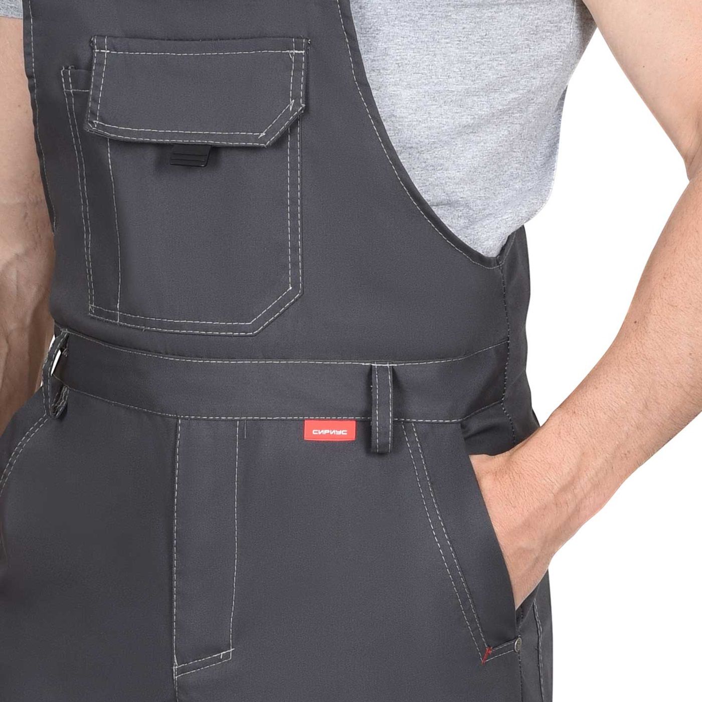 Полукомбинезон Даллас серый р.96-100/182-188