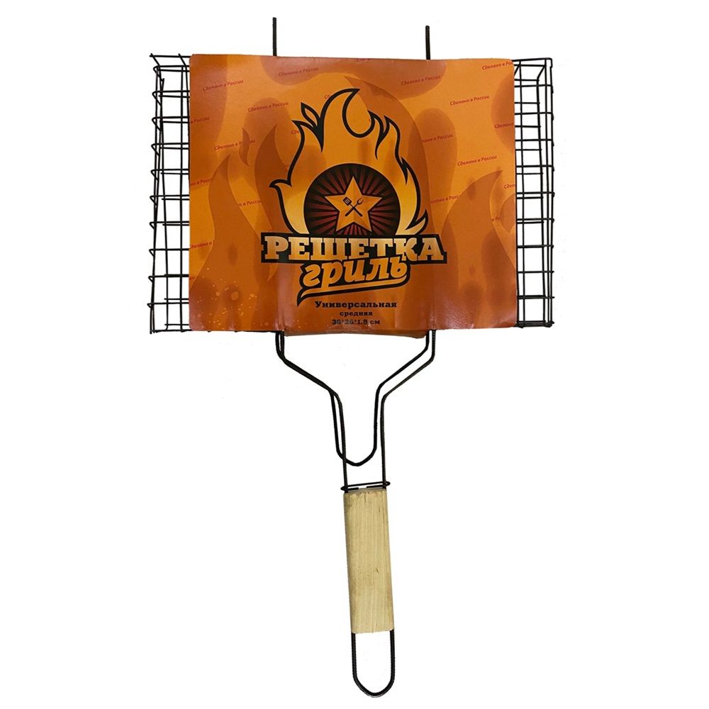 Решетка-гриль для барбекю 36х26х1,8 см Лидер