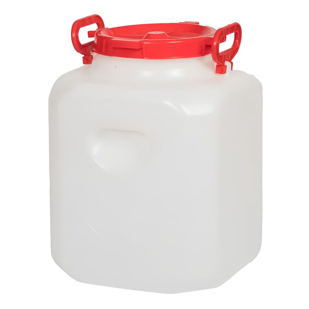 Бочка 40 л квадратная белая Дачная