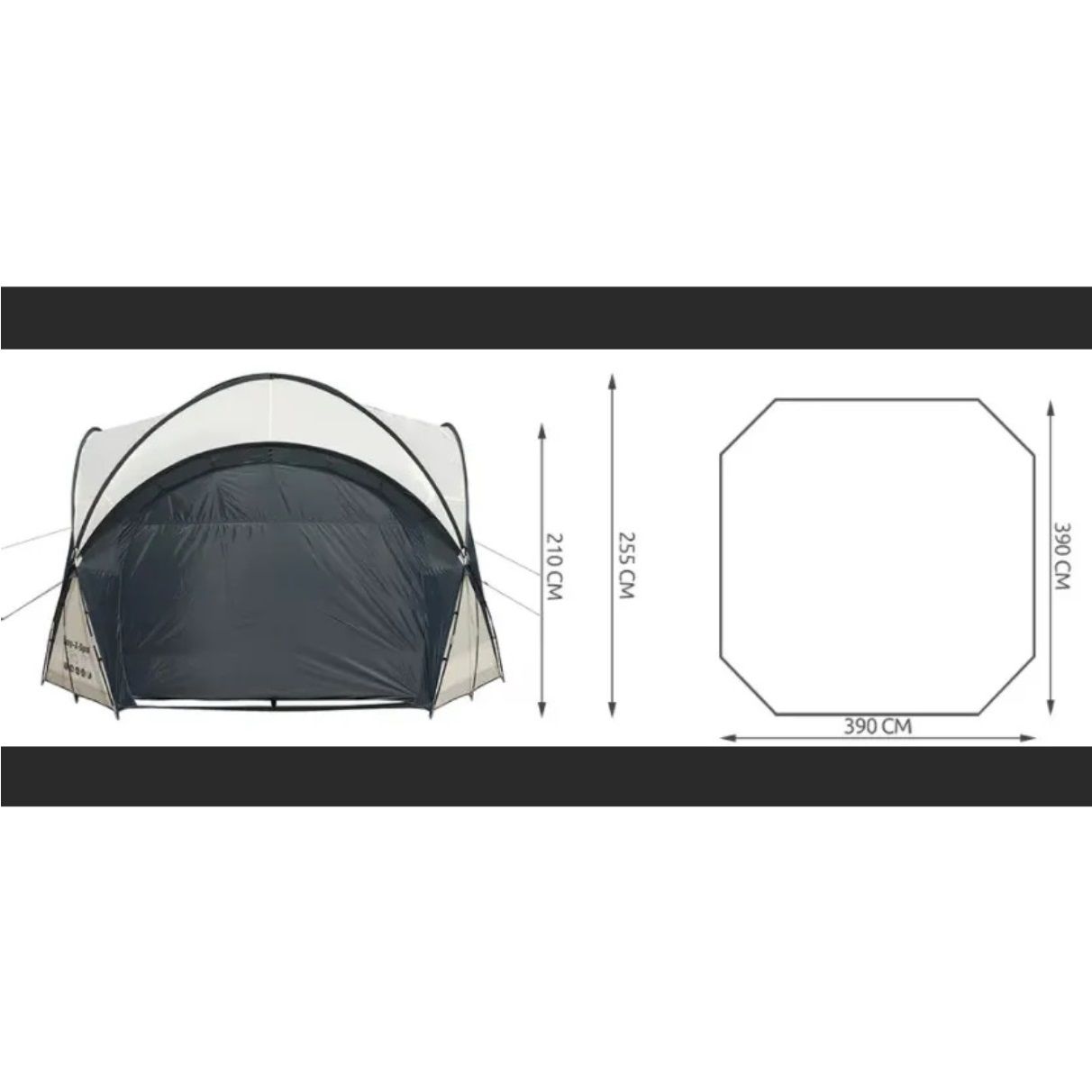 Шатер для бассейна 390х390х255 см Bestway 60305