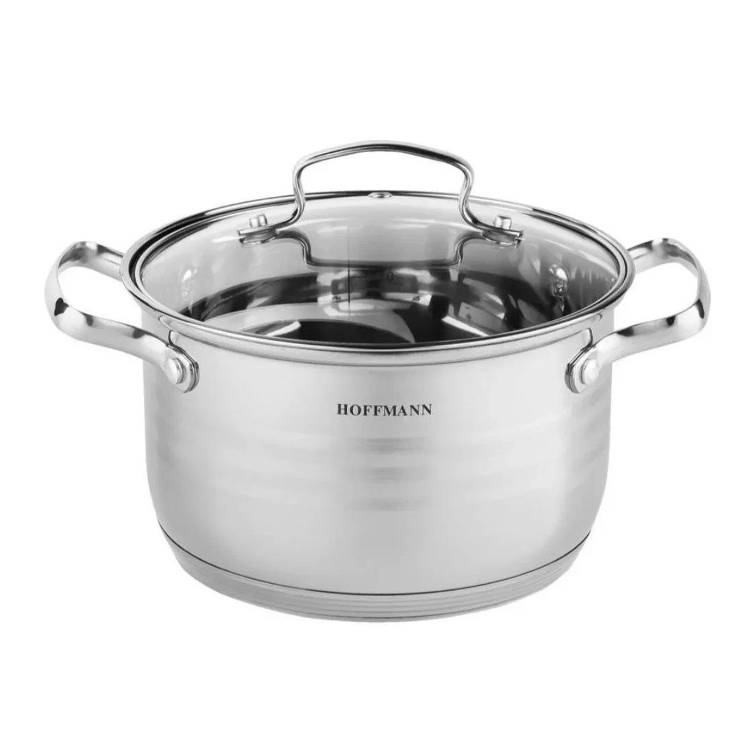 Набор кастрюль 6 предметов нержавеющая сталь капсульное дно НМ 5104