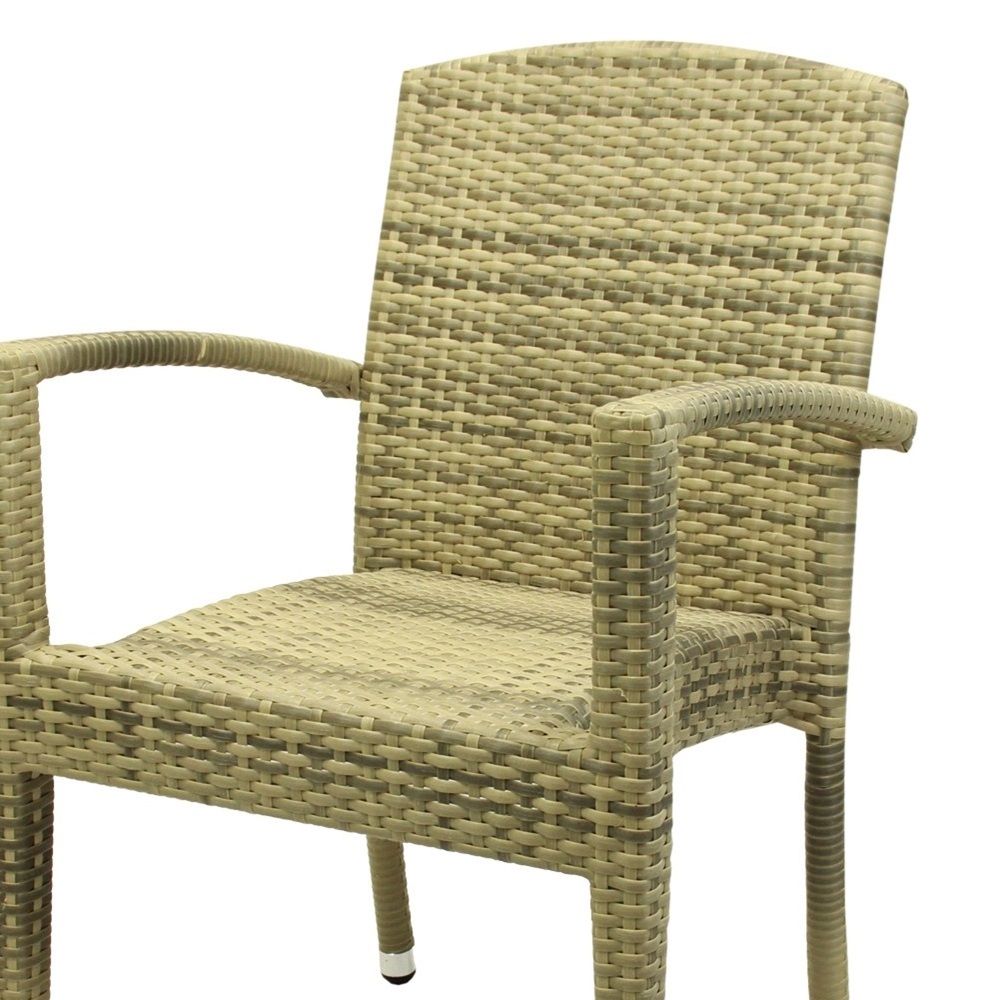 Кресло садовое Мауи 57х54х88 см до 150 кг слоновая кость