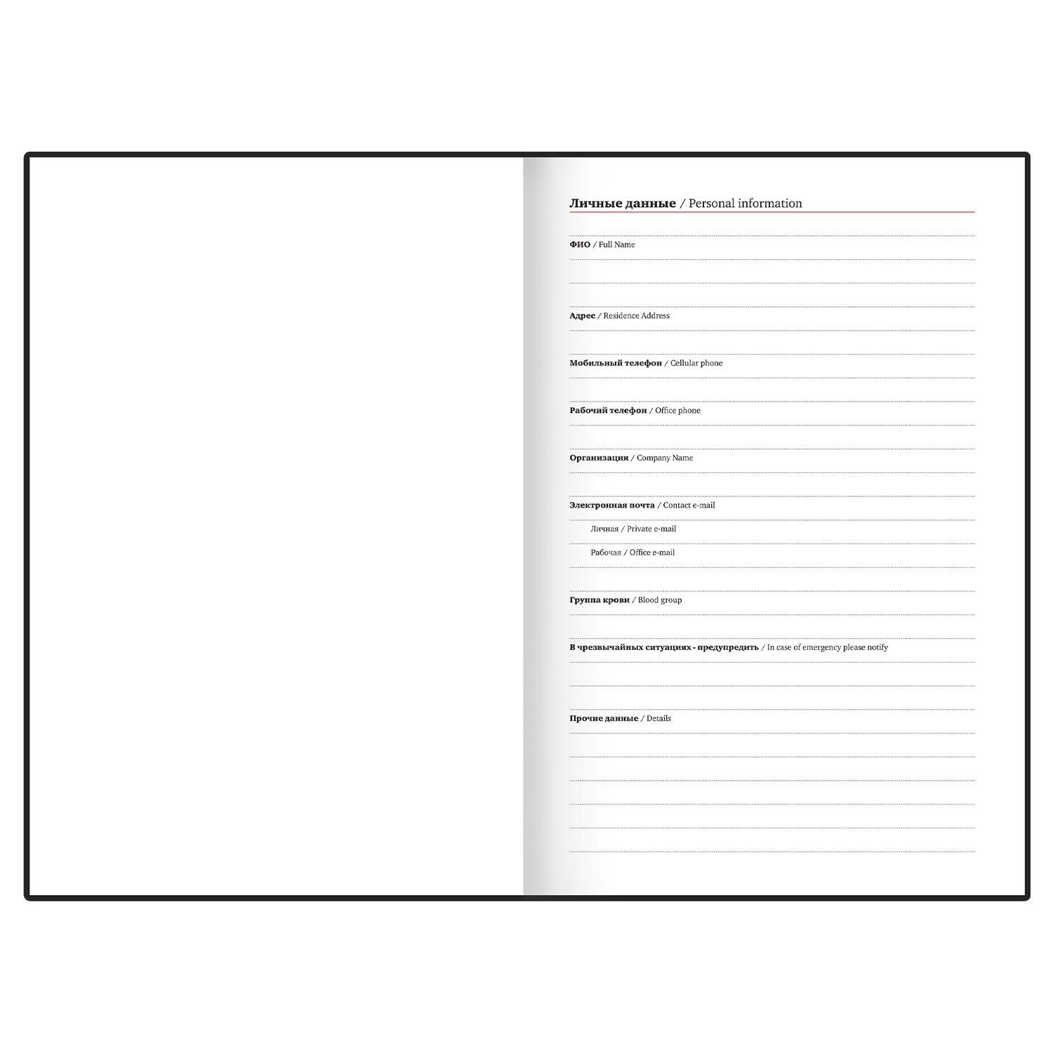 Ежедневник недатированный с резинкой А5 линия 160 л. твердый Brauberg Minimal розовый