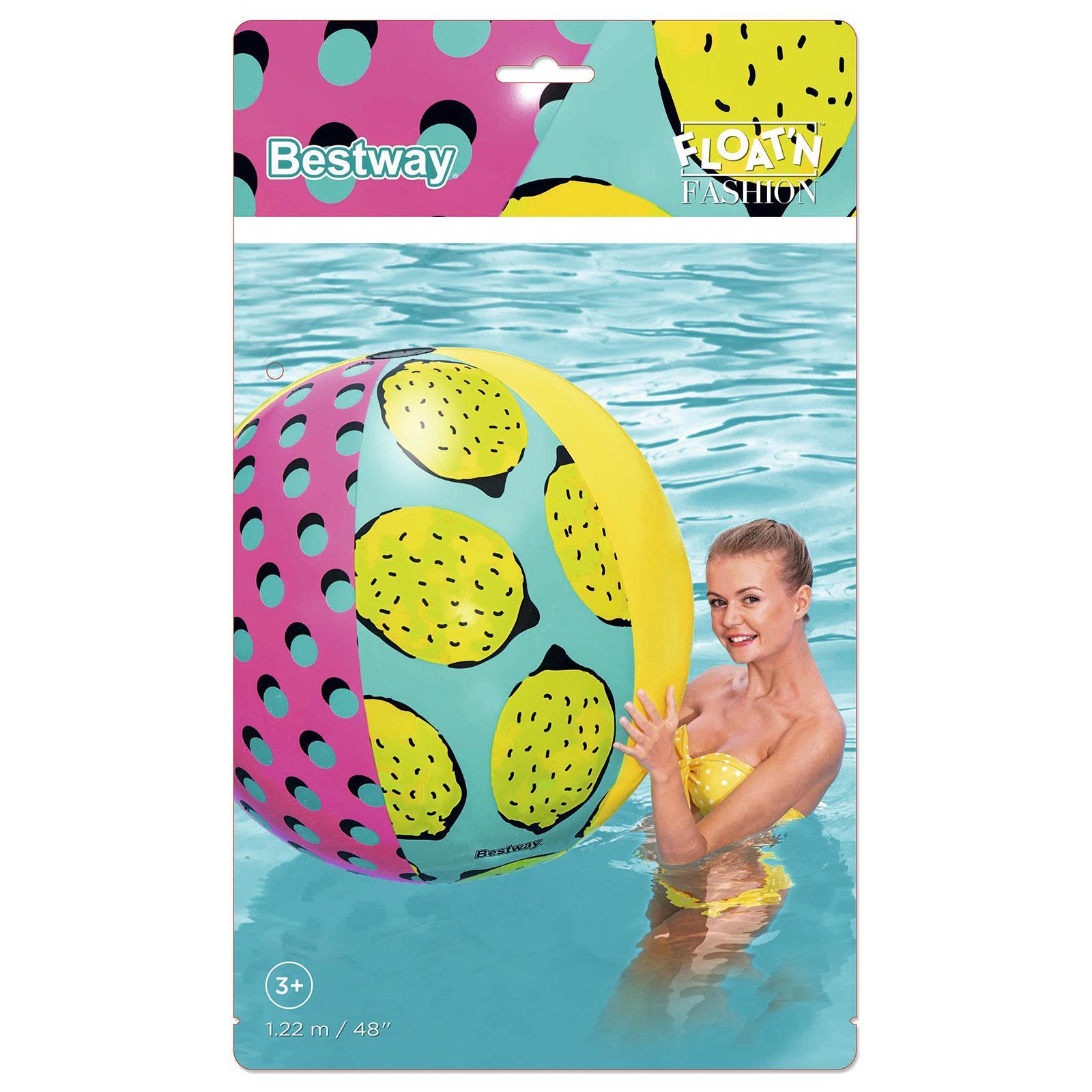 Мяч надувной пляжный 122 см Bestway Retro Fashion 31083