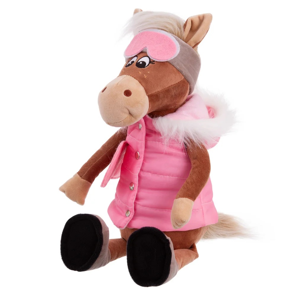 Игрушка мягкая Relana Лошадка со сноубордом Паулина 25 см