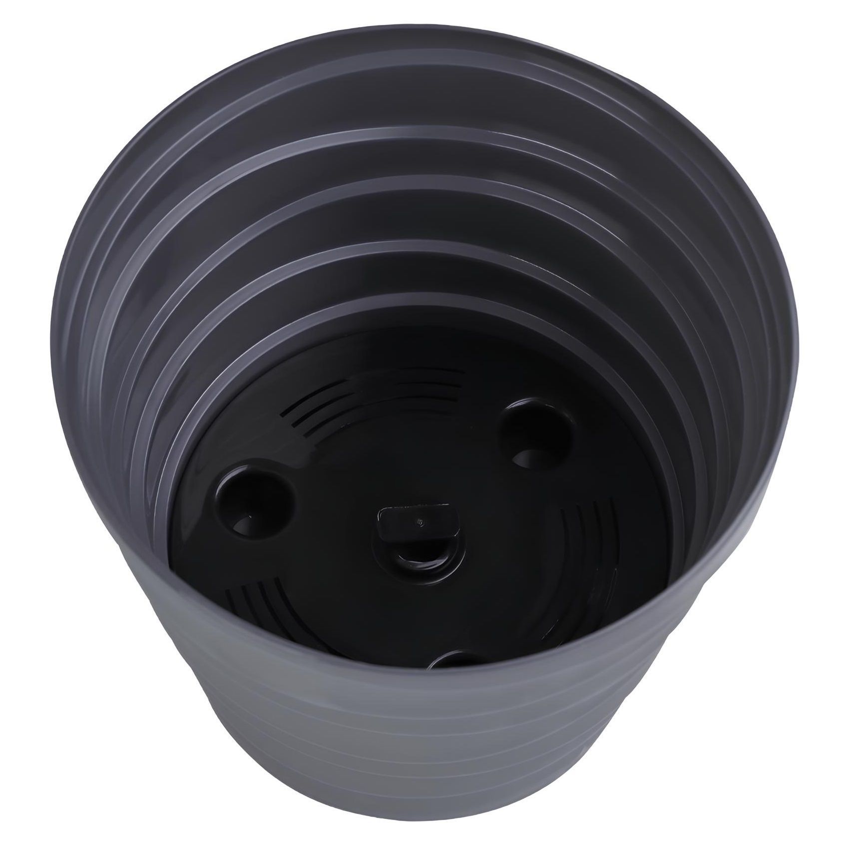 Кашпо Бархан антрацит 3,5 л