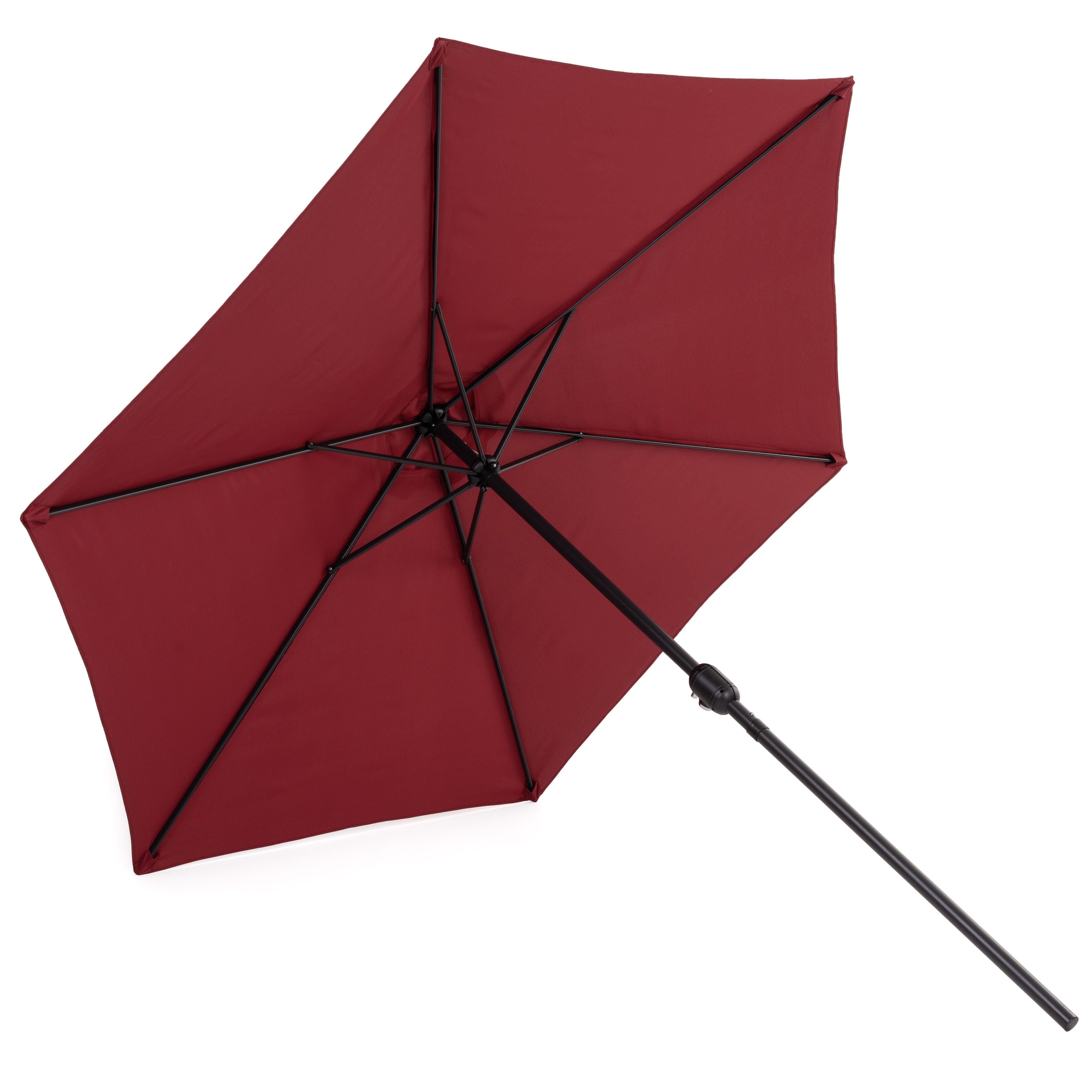 Зонт садовый Nolita d2,6 м h2,3 м с вентиляционным отверстием бордовый 10121-3161-2