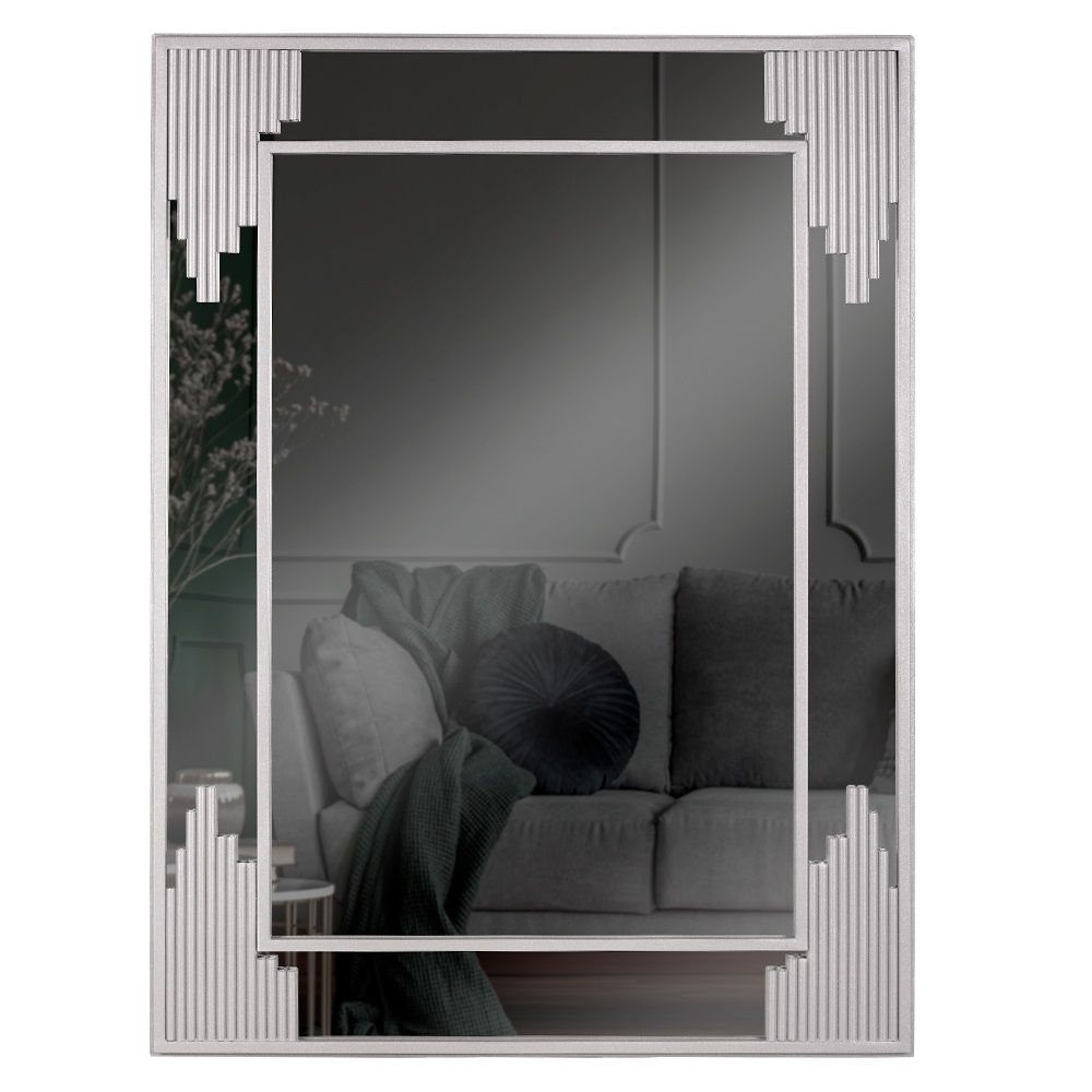 Зеркало Мансарда 8061-Z4 805х610 мм серебро