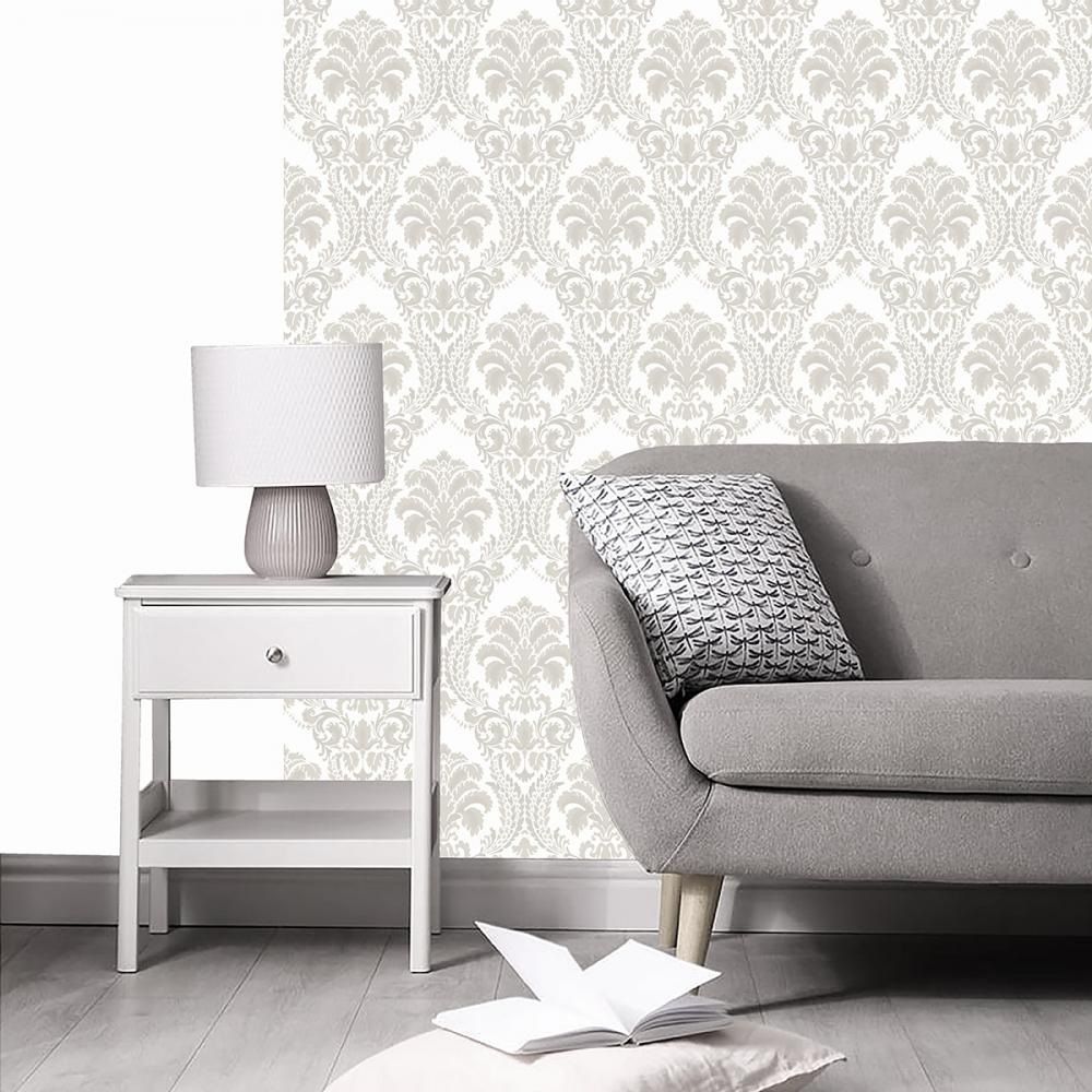 Обои Aurora Вензель С40 4071 03 бежевые вензель 1,06х10,05 м