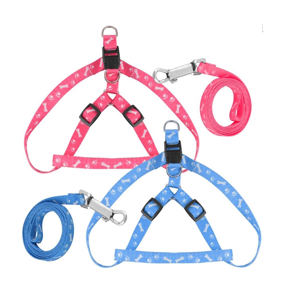 Шлейка для собак прогулочная с поводком размер M VL40-31