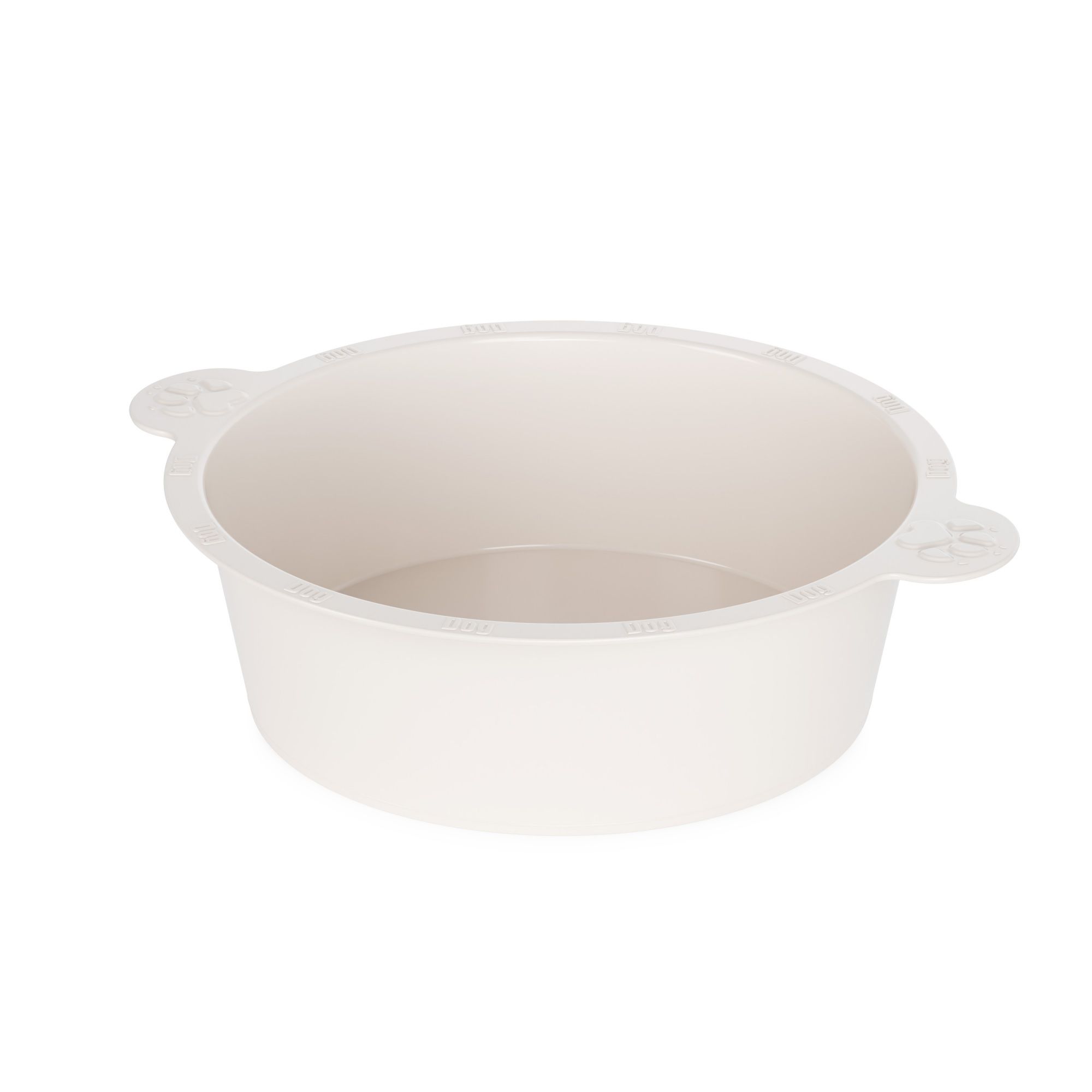 Миска для собак круглая Alta 3 л бежевая