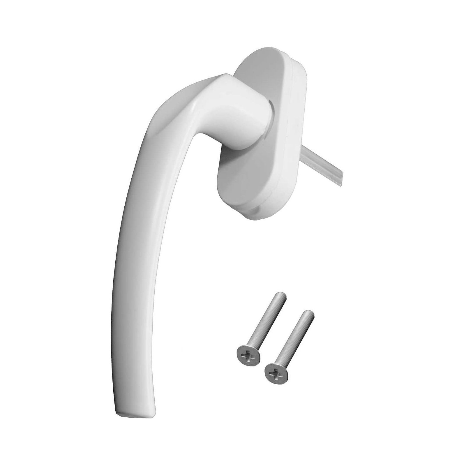 Ручка оконная Комфорт металлическая белая