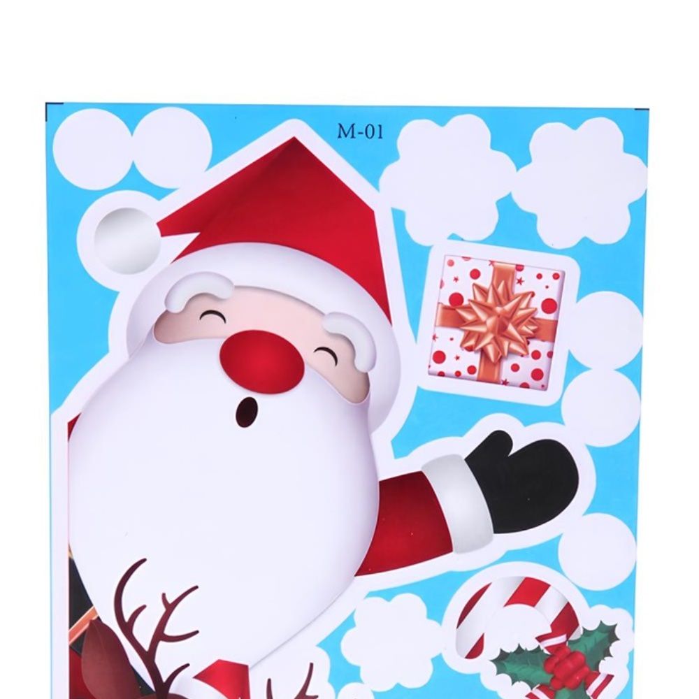 Наклейка на стекло Новогодний привет 24х17 см