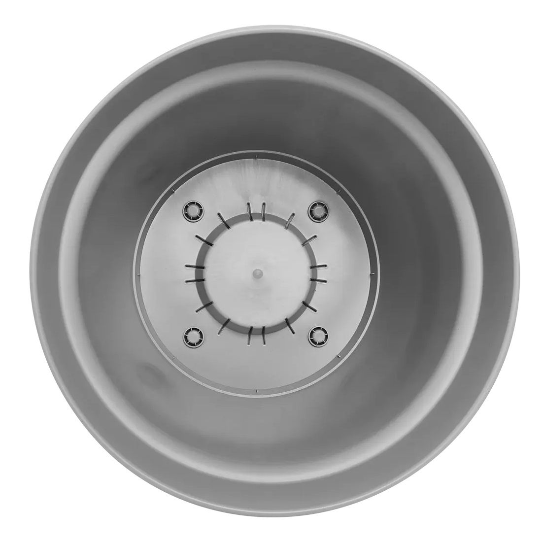 Горшок цветочный Mint серый 38 см 20 л с поддоном