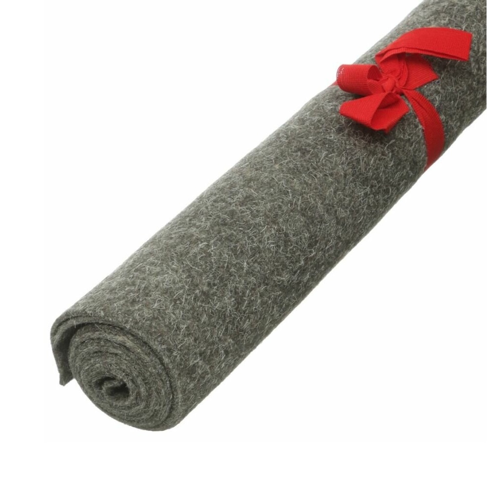 Коврик для бани 150х50 см серый Скрутка Бацькина баня