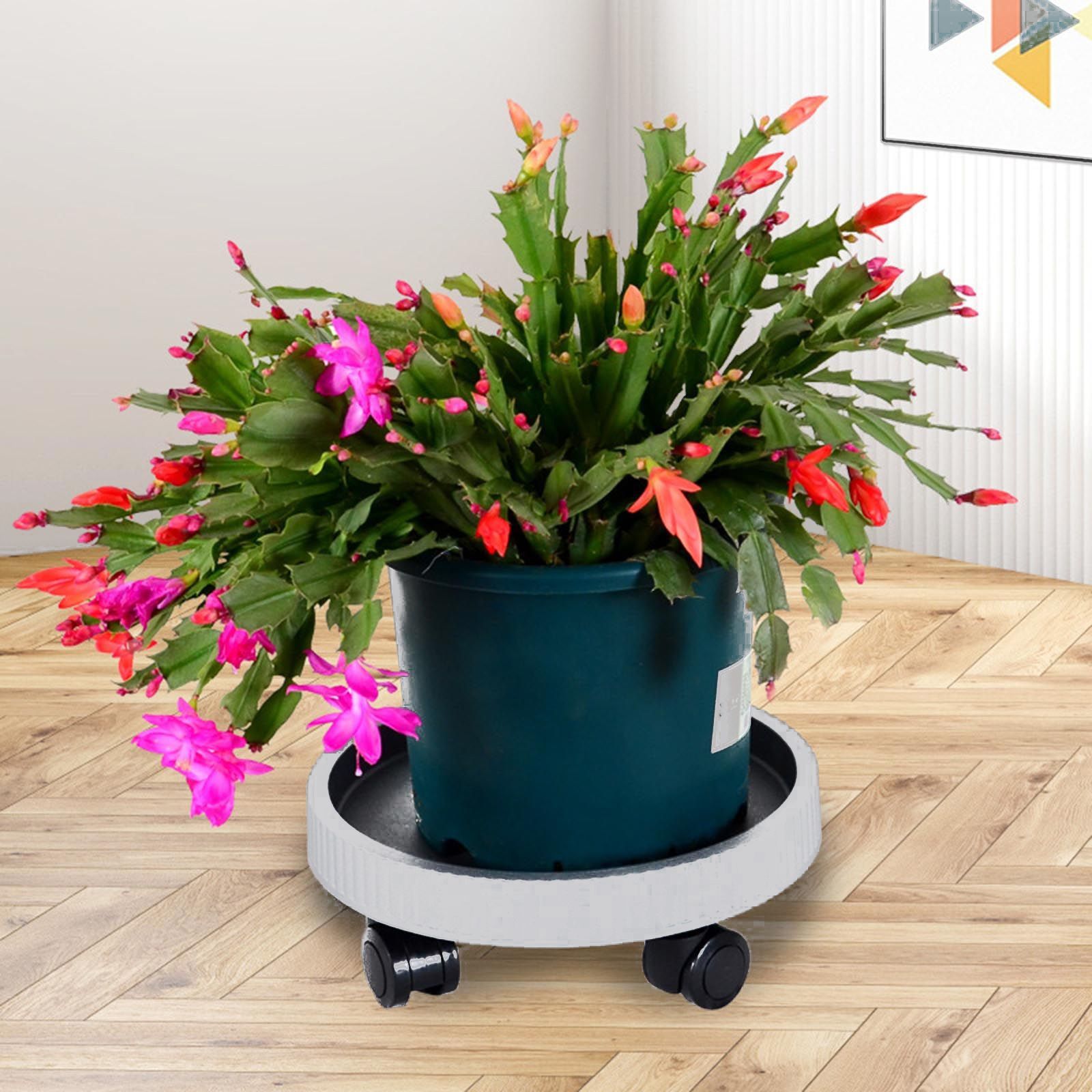 Подставка на 1 цветок белая d28 см 2024-3663