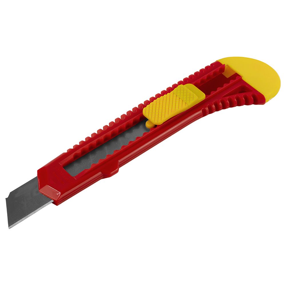 Нож строительный 18 мм автоблокировка РемоКолор 19-0-003