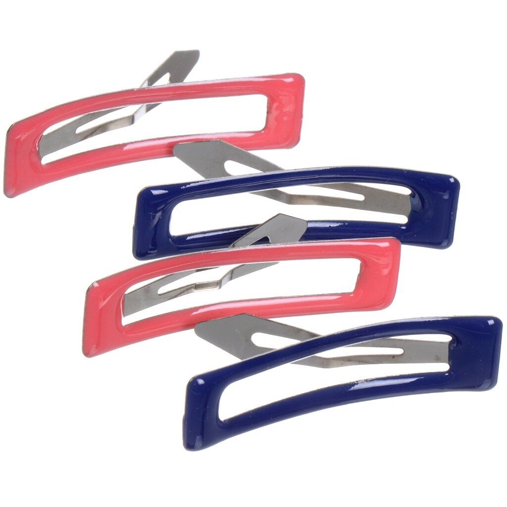 Зажимы для волос Studio Style волна 4 шт