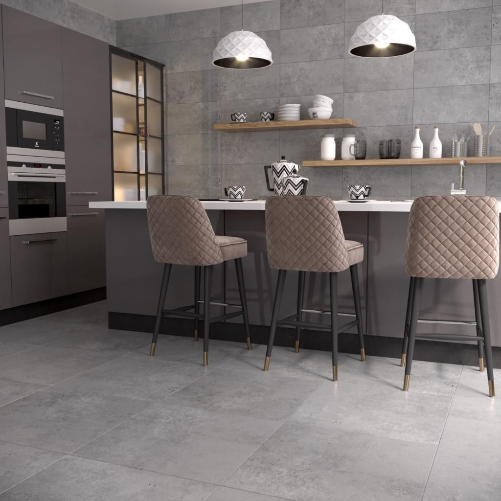 Керамогранит Gracia Ceramica Нимбус 01 40х40 см 8 мм серый 1,6 м2