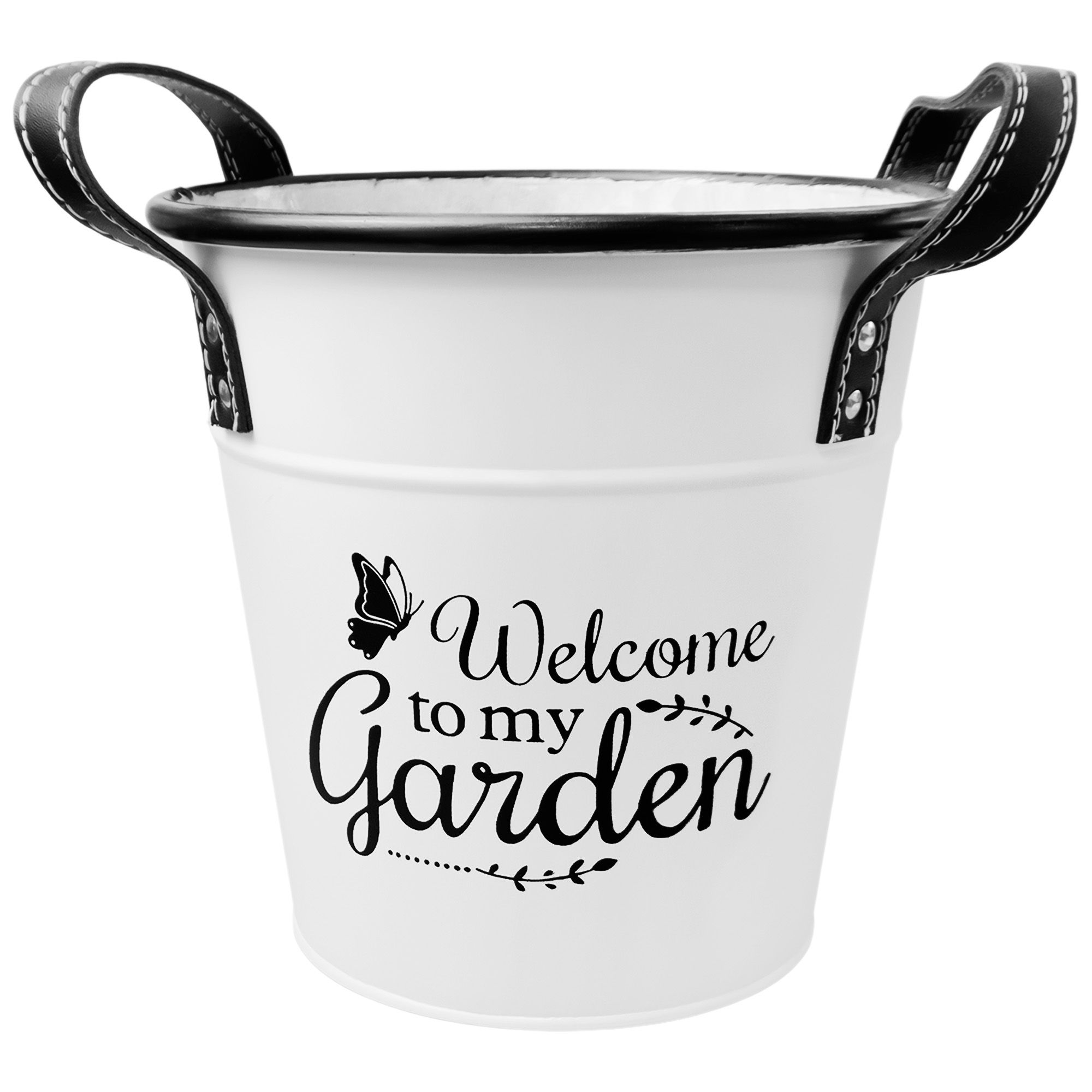 Кашпо My Garden Ведро с ручками 20х19 см