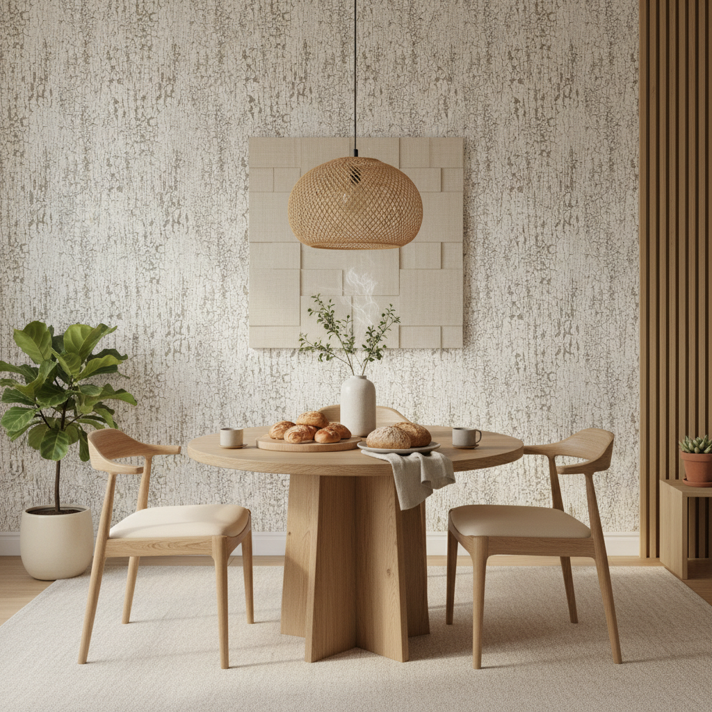 Обои Green Walls Кора С40 4116 02 айвори абстракция 1,06х10,05 м