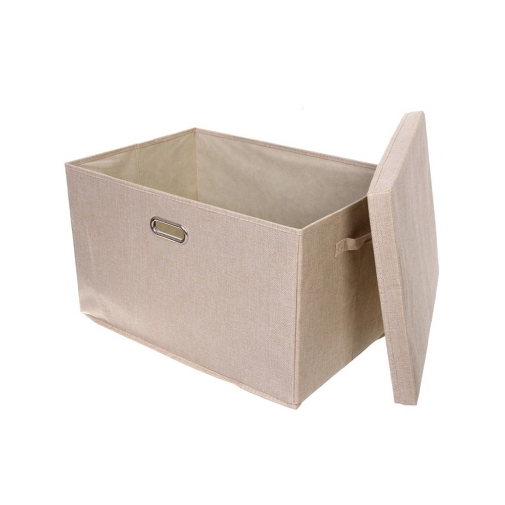 Коробка для хранения Дэстра 58х40х35 см светло-бежевая складная