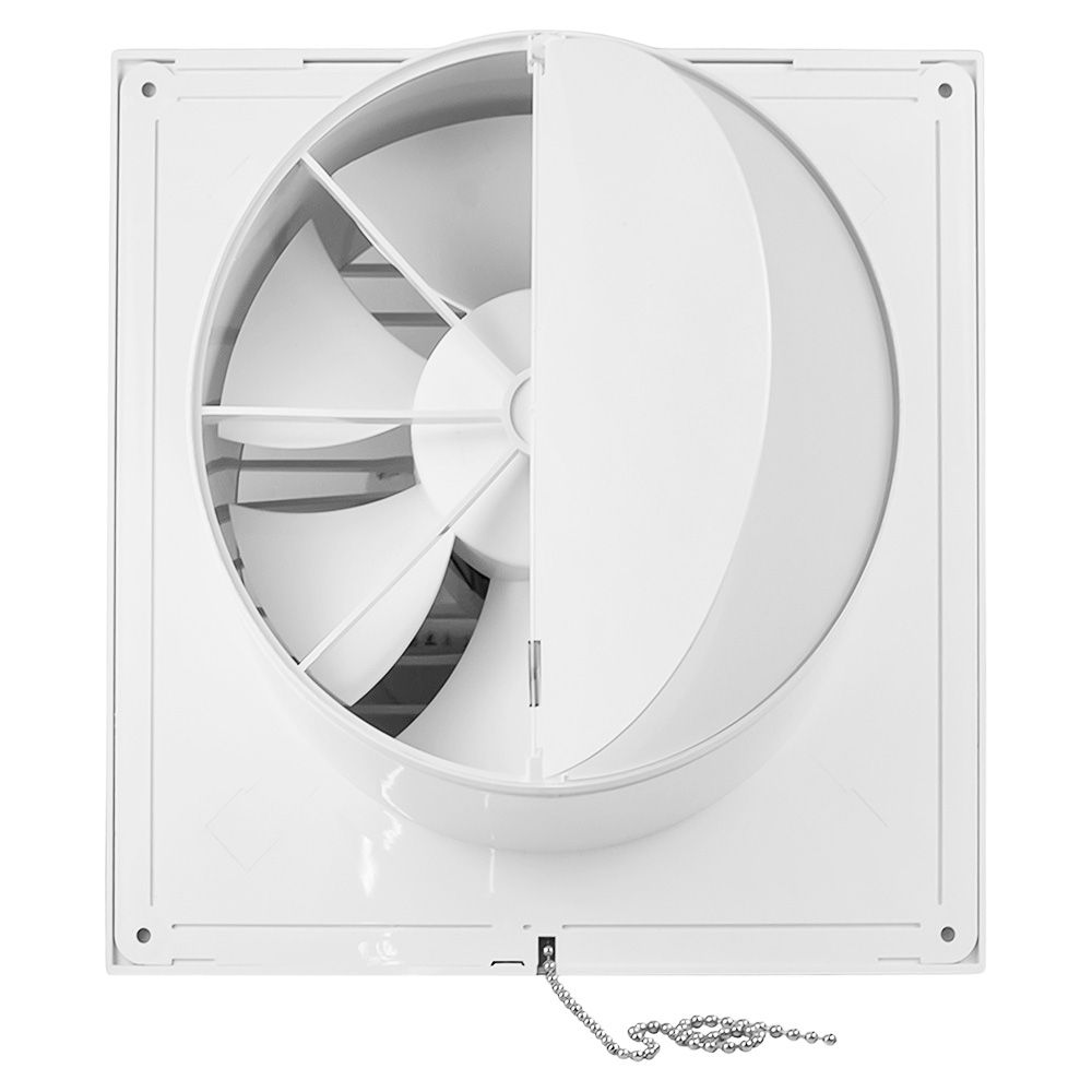 Вентилятор осевой с обратным клапаном ERA E 150 C-02 и тяговым выключателем D 150