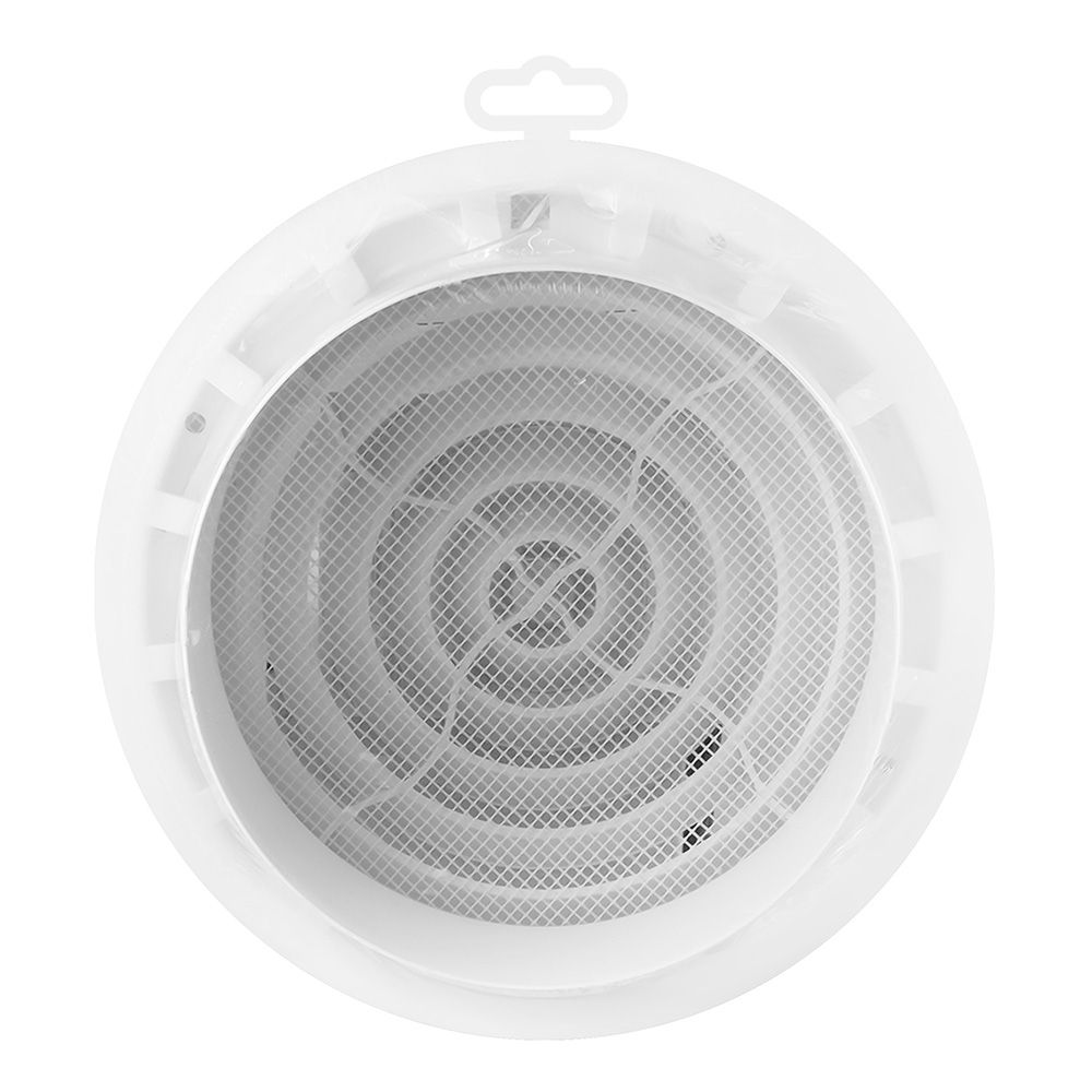 Диффузор приточно-вытяжной со стопорным кольцом и фланцем D125 12,5DK