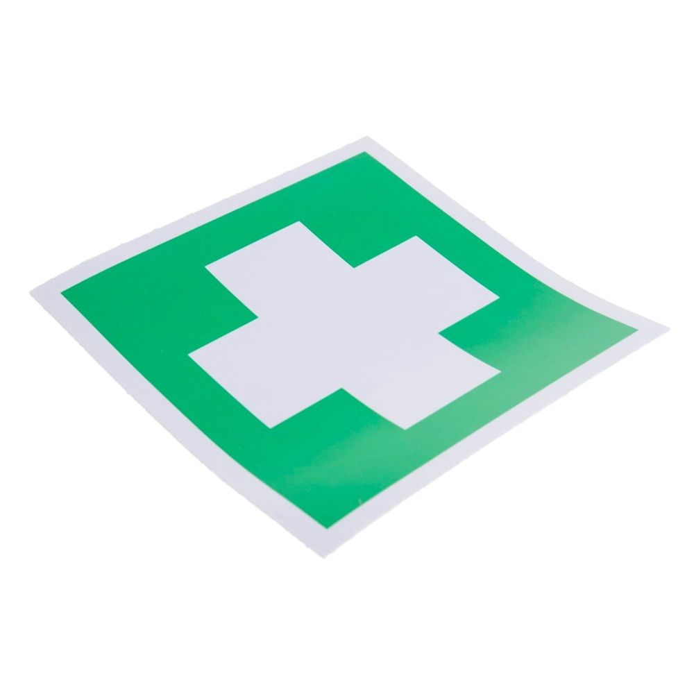 Наклейка Аптечка 10х10 см Знак VRO021